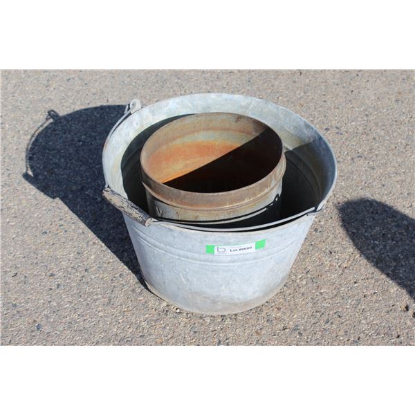 ** Purity Pail, Galvanized Bucket