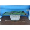 Image 1 : ** Galvanized Tub, Small Cart