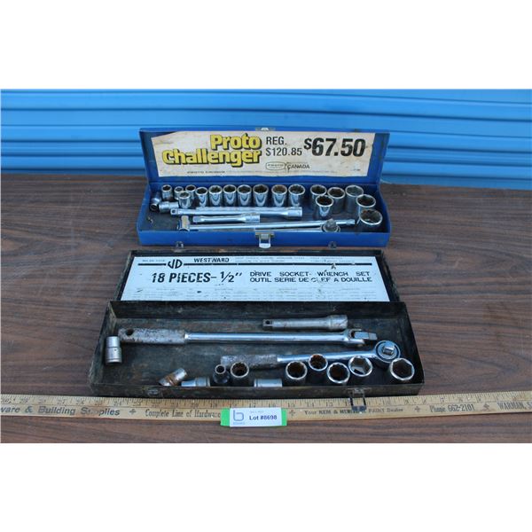 ** 1/2  Drive Socket Set, Partial Socket Set