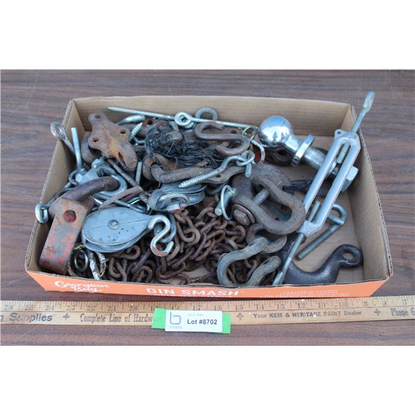 ** Chain Hooks, Turn Buckle - Bodnarus Auctioneering