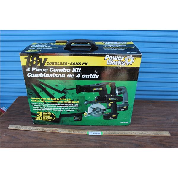 ** 18 Bolt 4-Piece Combo Kit - In Box