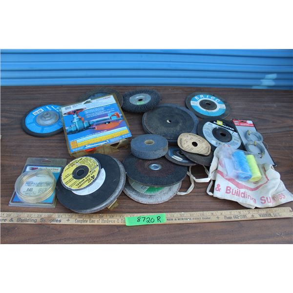 ** Grinding Discs, Twine, Heater Cord for Pipe