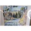 Image 2 : Framed Watercolour by Alan Rosenplot - 20" x 19"