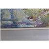 Image 3 : Framed Watercolour by Alan Rosenplot - 20" x 19"