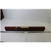 Image 1 : Henry Disston 26" Wood & Brass Level