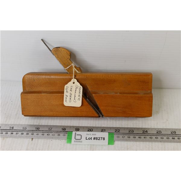 Ferrier Beechwood Side Bead Single Boxed Wood Plane