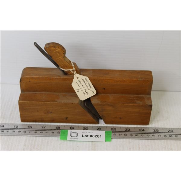 Henry Rogers & Sons Grecian Ogee Wood Plane w/Bevel 1 1/2"