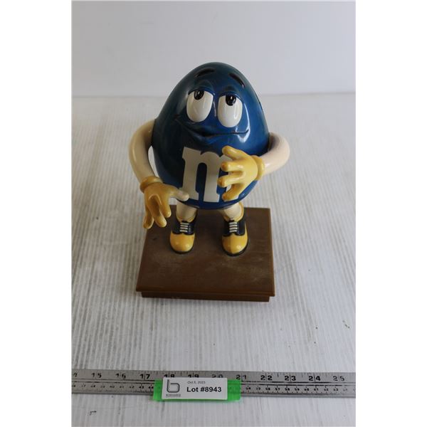 Blue M&M Figurine - Discoloured - Bodnarus Auctioneering