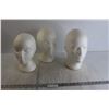 Image 1 : (3) Styrofoam Wig Stands