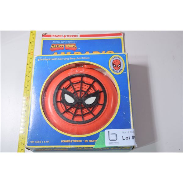 1984 Spiderman Radio-Box-working