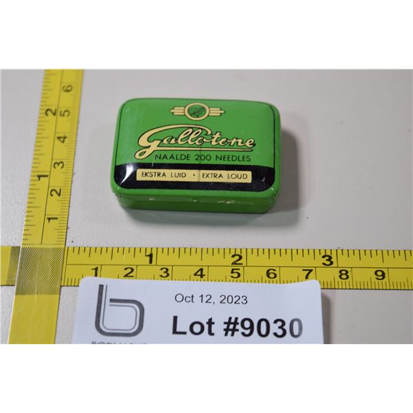 NOS Vintage Gallotone Needles & Tin