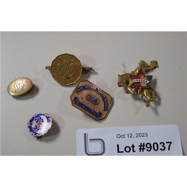 Coin Brooch, Etc