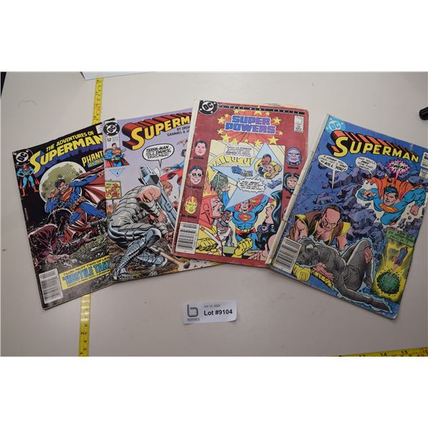 (4) Superman Comics