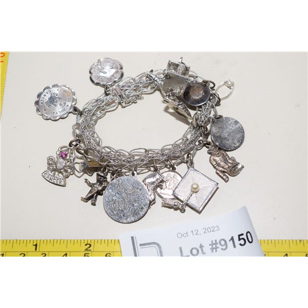 Sterling Silver Charm Bracelet