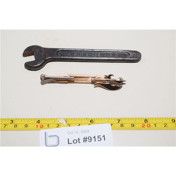 Armstrong #2 Engineers Wrench & Weapons Clip