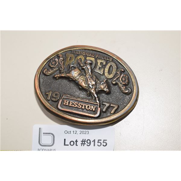 1977 Hesston Belt Buckle