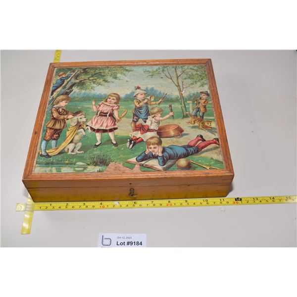 Victorian Antique Wooden Puzzle Blocks