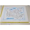 Image 1 : 1960s Print of 1855 Canada Map