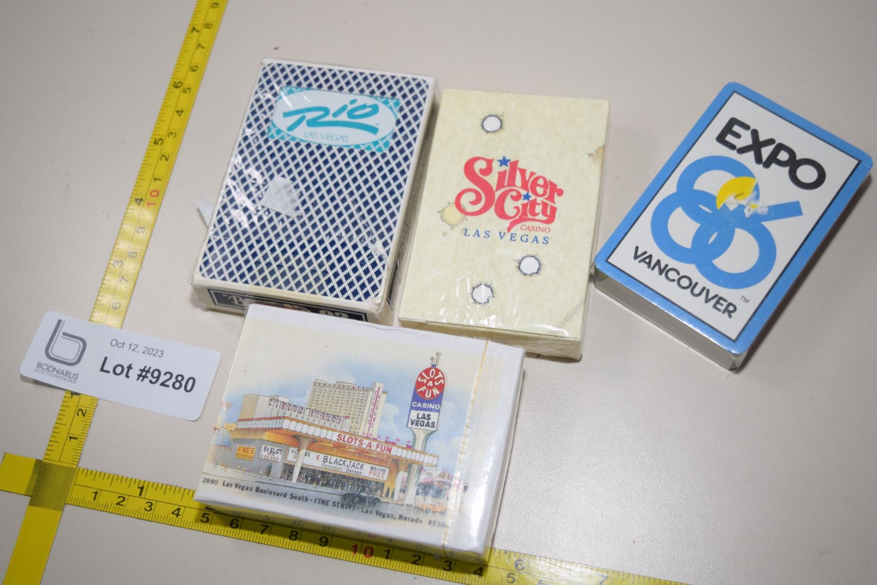 RSI Las Vegas Playing Cards - Nevada Themed Deck With "Welcome To Las Vegas" Design