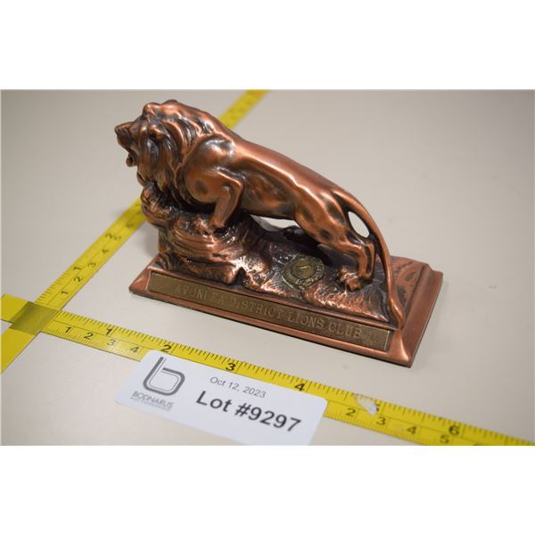 Lions Bronze Figure