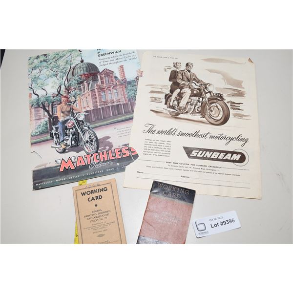 Motorcycle Ads & Union Books