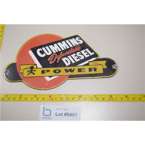 Cummins Diesel Fantasy Porcelain Sign