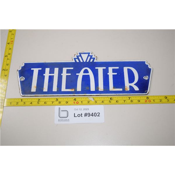 Theatre Fantasy Porcelain Sign