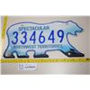Image 1 : Undated NWT License Plate