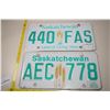 Image 1 : Saskatchewan License Plates