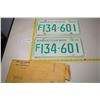 Image 1 : 1970 Sask Matched Set License Plates