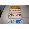 Image 1 : (4) Sask License Plates