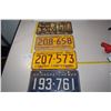 Image 1 : (4) Sask License Plates