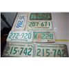 Image 1 : (7) Sask License Plates Incl. Set