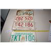 Image 1 : (4) Sask License Plates