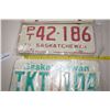 Image 2 : (4) Sask License Plates