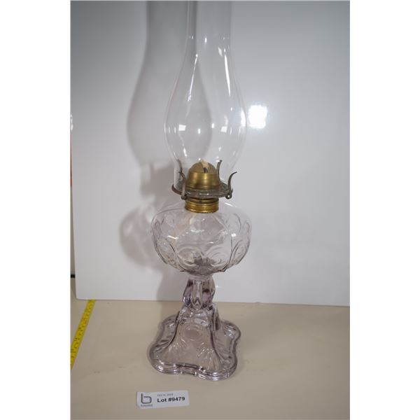 Bullseye Purple Coal Oil Lamp