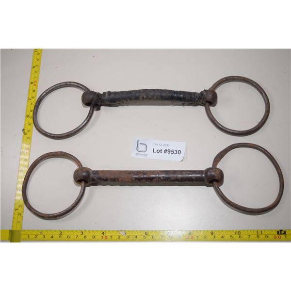 (2) Antique Horse Bits