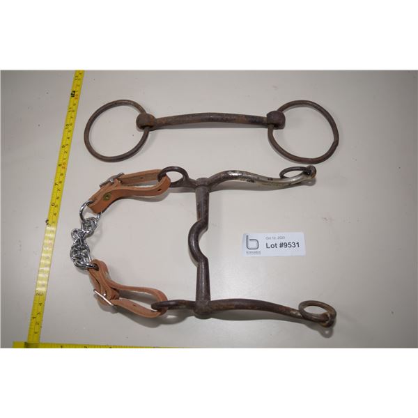 (2) Antique Horse Bits