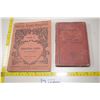 Image 1 : (2) Books  - 1881 School Book + Christmas Carol Reader