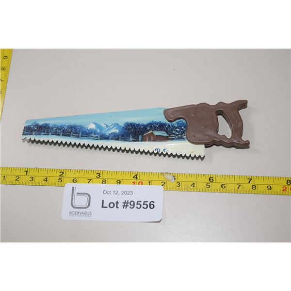 Hand Painted Miniature Saw Magnet