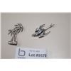 Image 1 : Sterling Pin & Coro Bird Pin