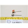 Image 1 : WWI Flag & Mercedes Benz Pin