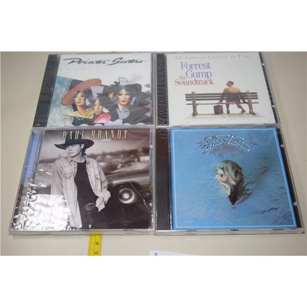 (4) CD Music-Eagles, etc NOS