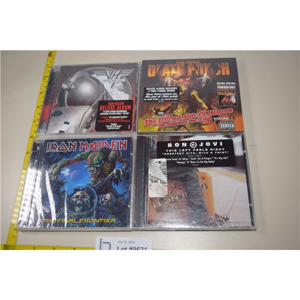 (4) CD Music-Iron Maiden, 5 Finger Death Punch NOS