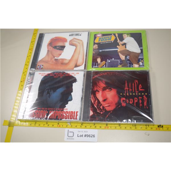 (4) CD Music-Alice Cooper, Eurythmics NOS