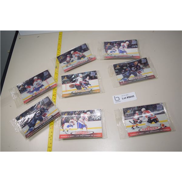 (8) Pinnacle Kraft Hockey Cards NOS