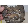 Image 2 : Antique Bronze Canadian Good Luck Plaque
