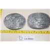 Image 1 : (2) Belt Buckles - 1994 and 1995 NFR Hesston