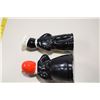 Image 2 : Pottery Black Americana Salt and Pepper Shakers - Repaired