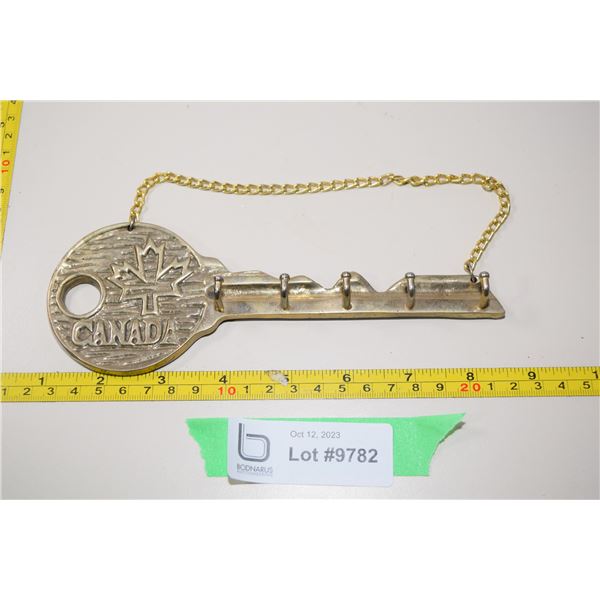 Brass Canada Key Holder